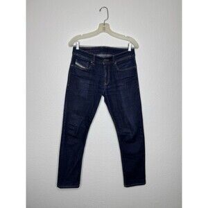 Diesel Jeans Mens 28 Blue Dark Denim 1979 5 Pocket Sleenker Skinny Fit 30x27